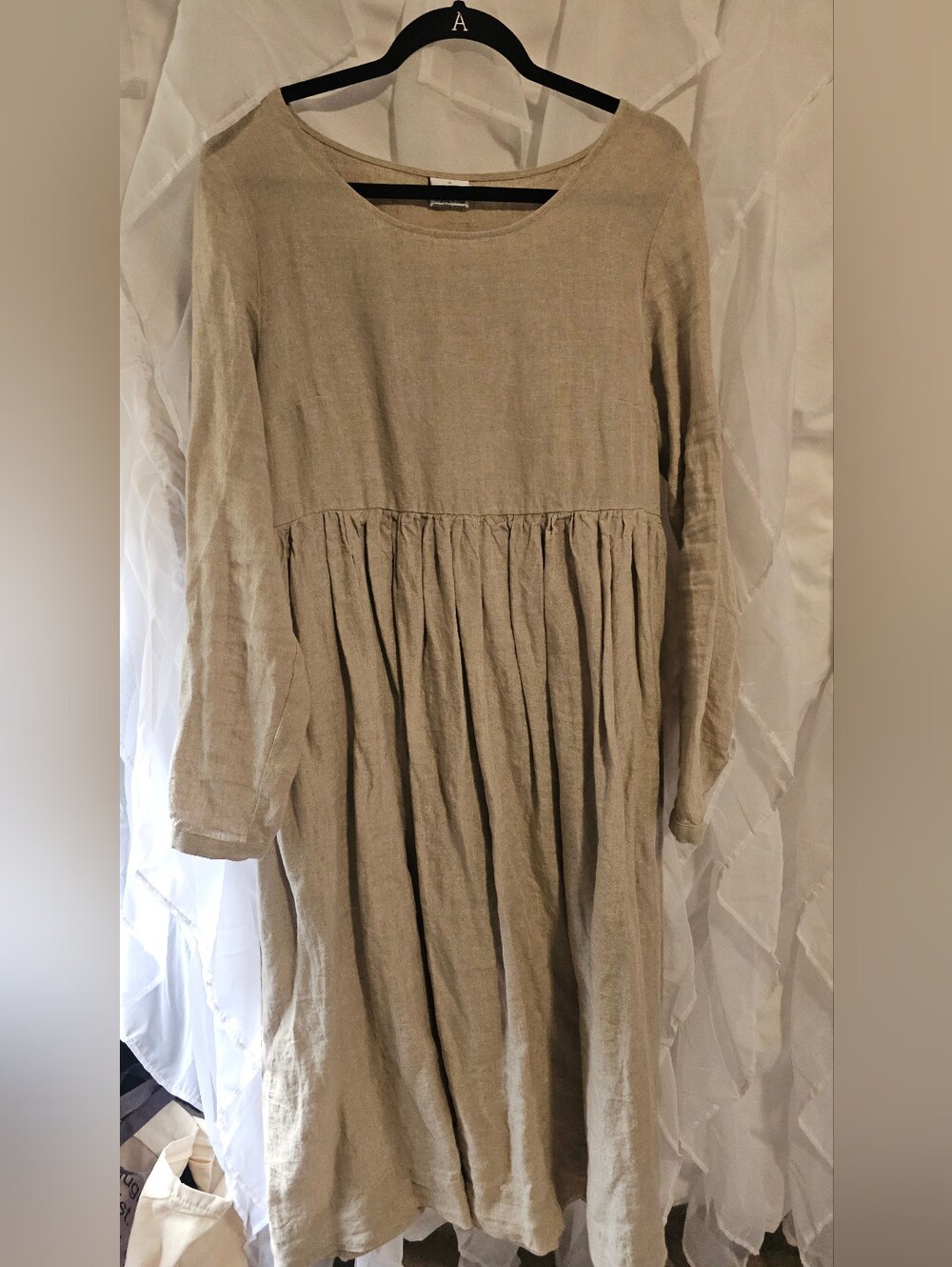 Son De Flor Smock Dress In Natural